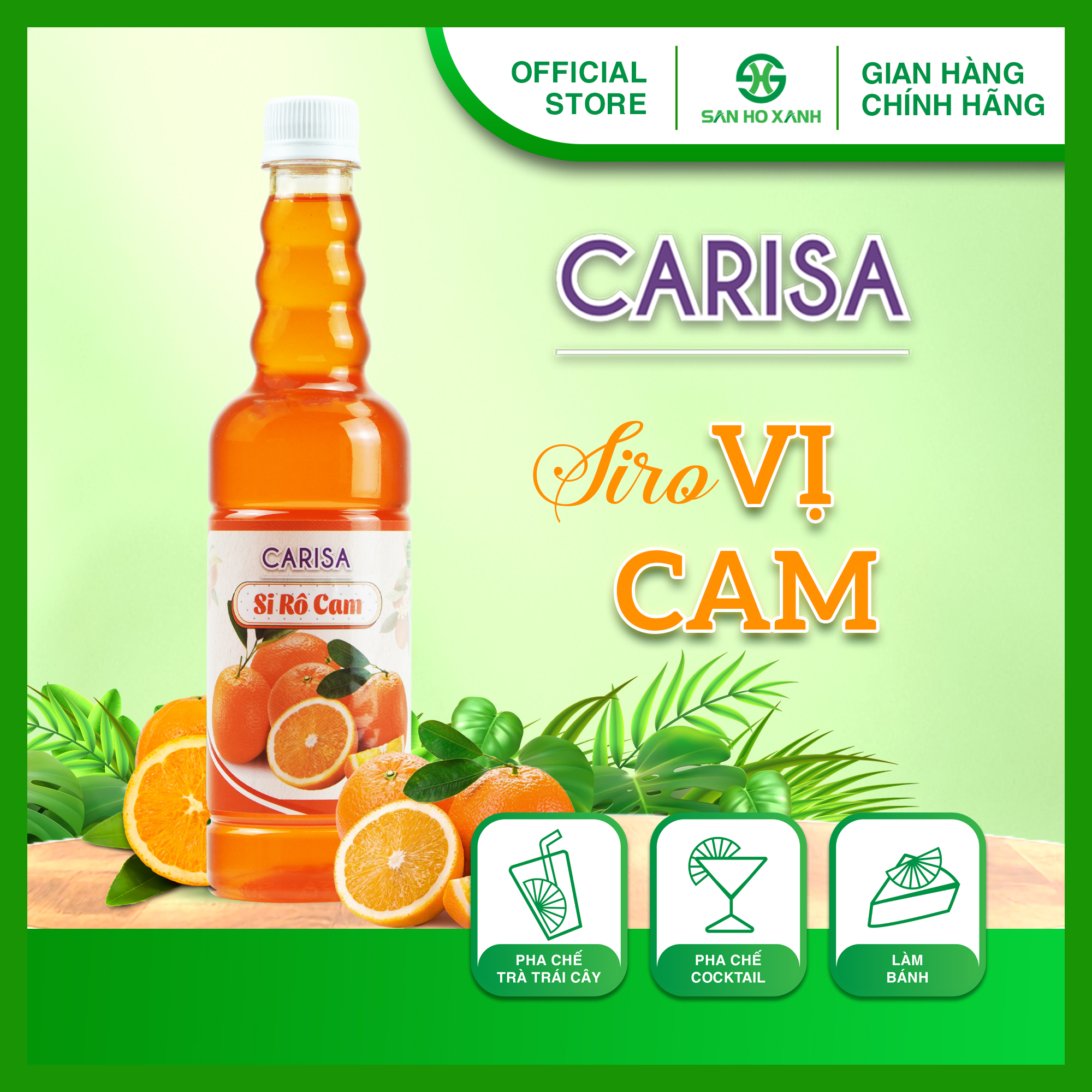 Si Rô CARISA 680g - 13 Vị Trái Cây