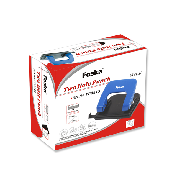 Đục 2 lỗ 20 tờ Foska PP8613 Mầu ngẫu nhiên