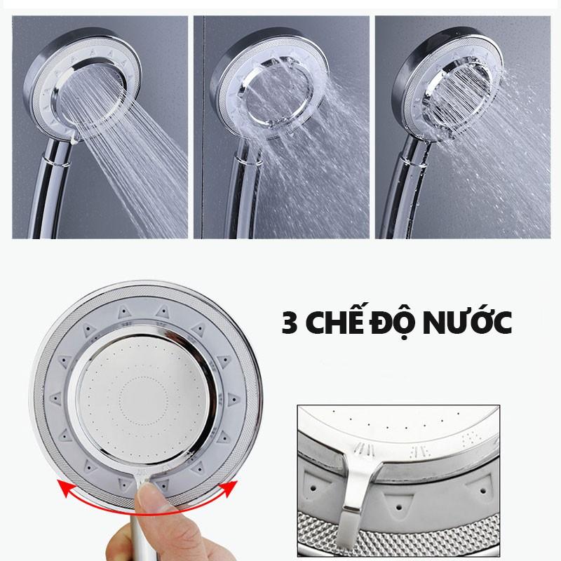Bộ tay sen tăng áp 3 chế độ nước - VS0050