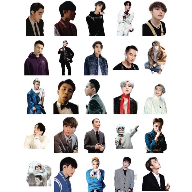 SET 30-60 Sticker Sơn Tùng MTP