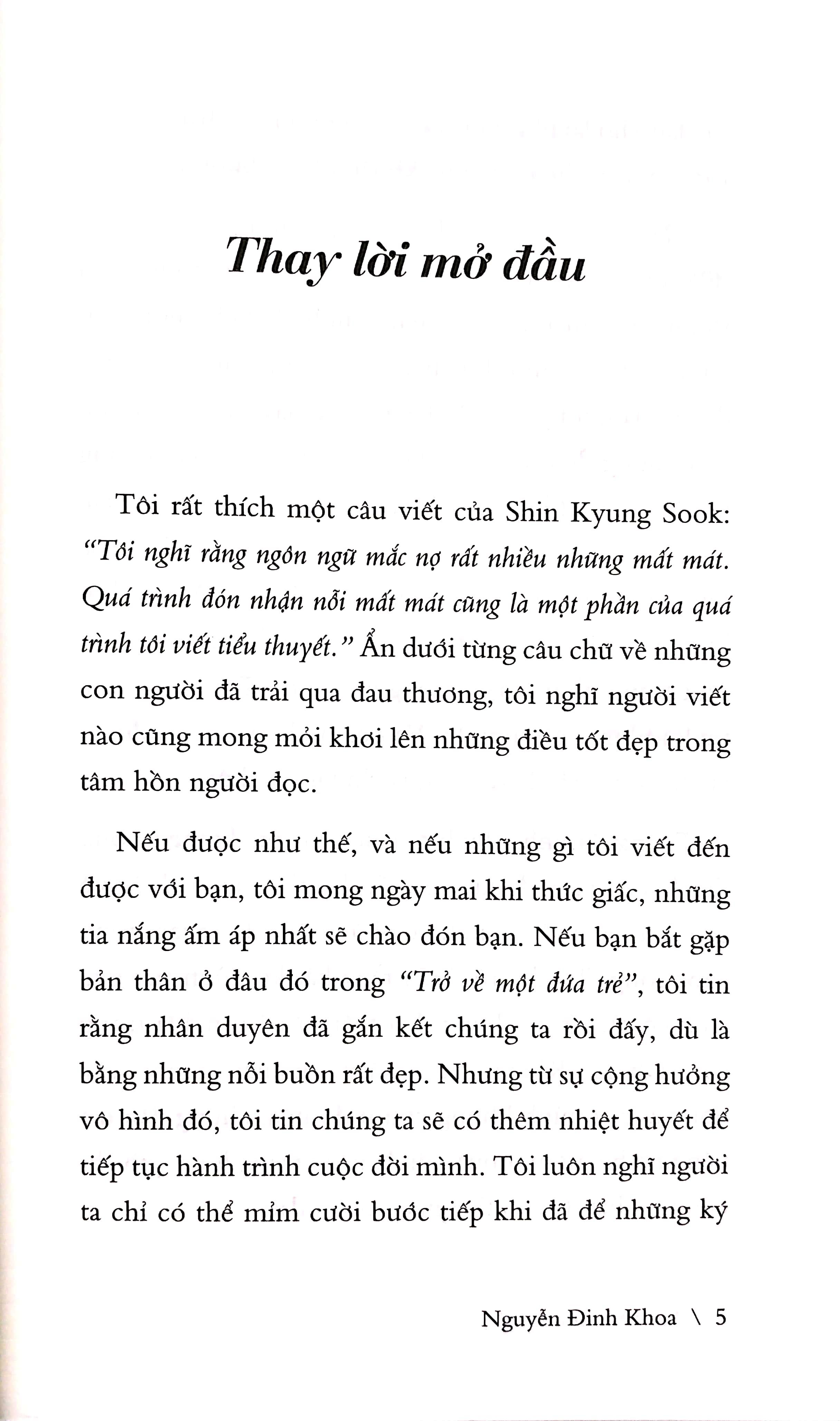 Trở Về Một Đứa Trẻ (Tản Văn)