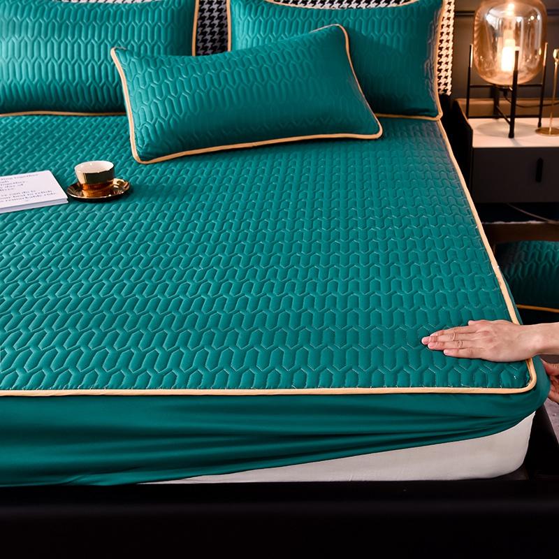 Bedsheet Mền Chần Gòn Với Dày Dây Cao Su Xung Quanh, Đồng Màu, Thoải Mái Và Mềm Mại Tờ, đa Năng Trong Tất Cả Các Mùa