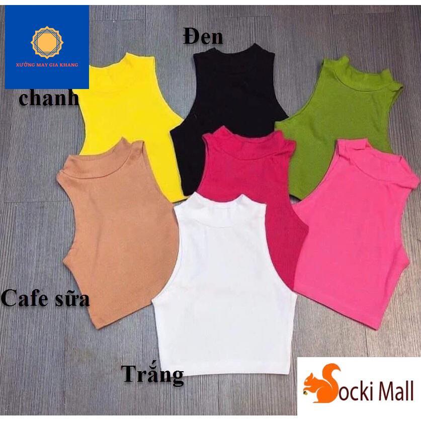 Áo thun bé gái sport body ôm, lửng kiểu ba lỗ, phong cách thể thao - Quần áo trẻ em - GiaKhang