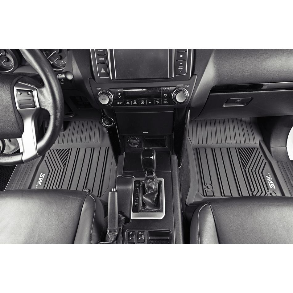 Thảm lót sàn xe ô tô TOYOTA PRADO 2009- đến nay Nhãn hiệu Macsim 3W chất liệu nhựa TPE đúc khuôn cao cấp