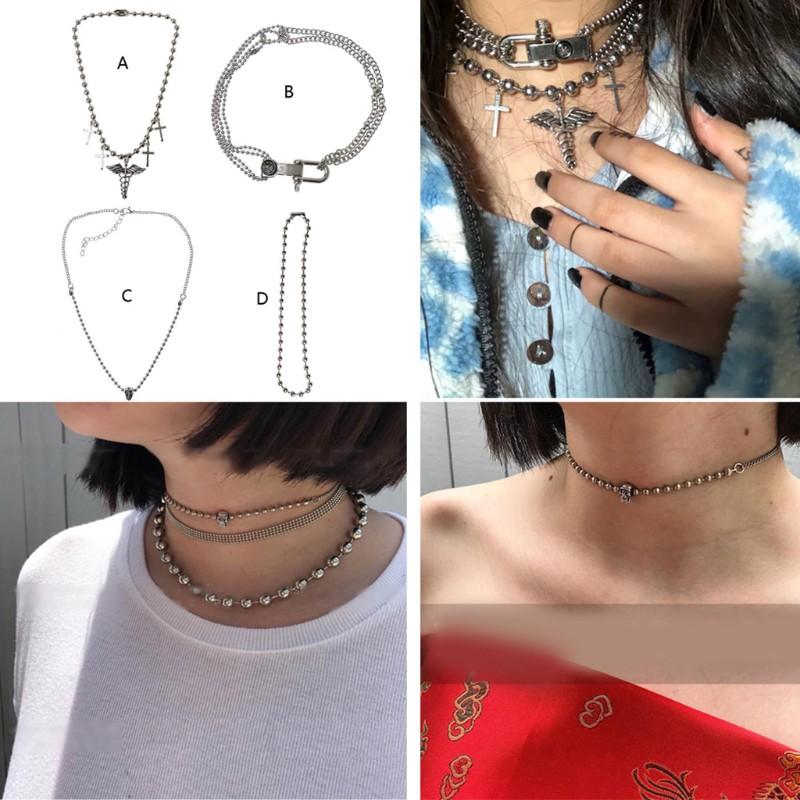 Vòng Cổ Choker Hình Thánh Giá Cá Tính Cho Nữ