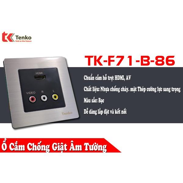 Ổ Cắm HDMI - AV Âm Tường TK-F71-B-86