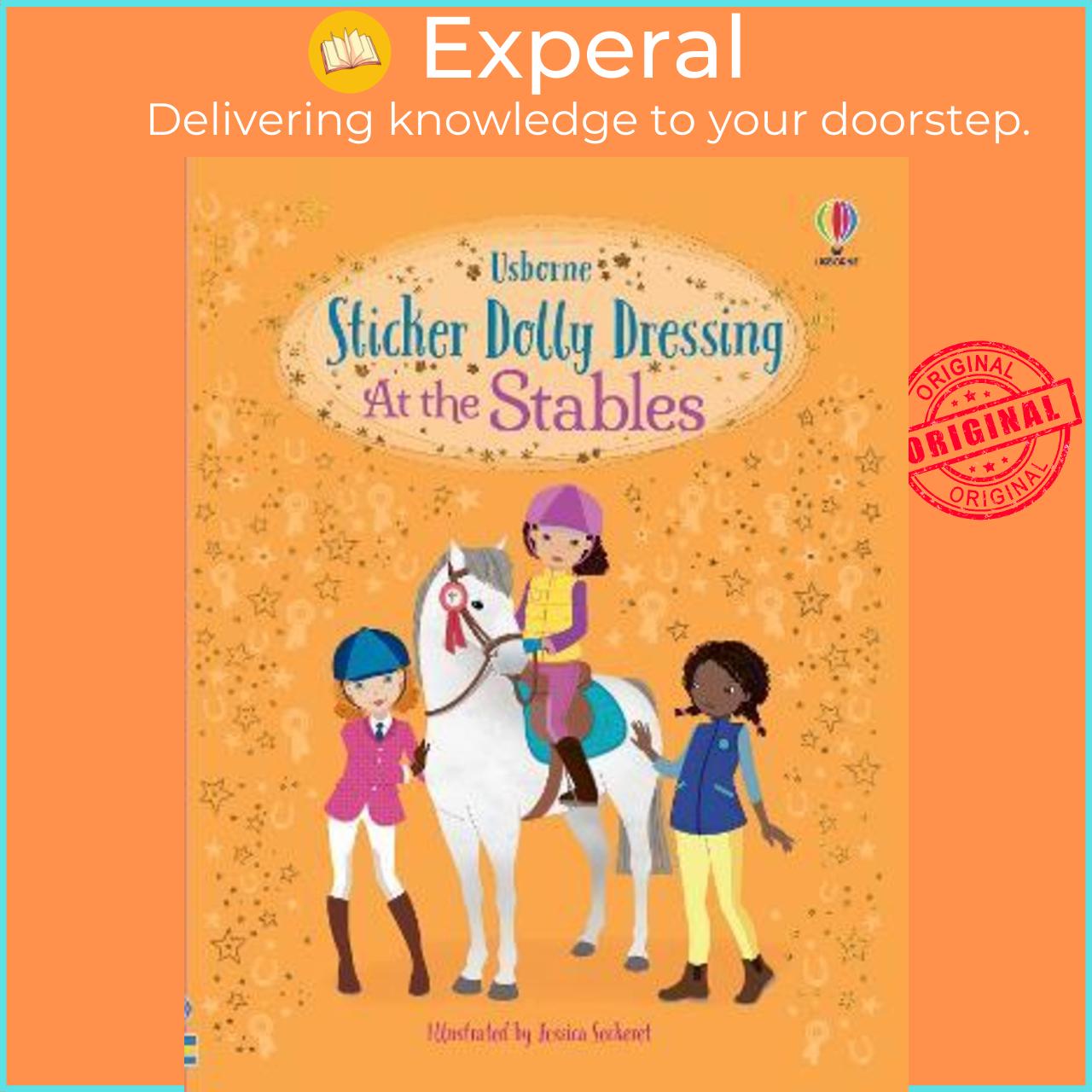 Sách - Sticker Dolly Dressing At the Stables by Lucy Bowman