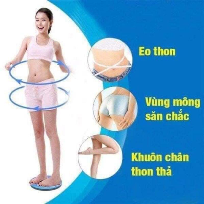 ĐĨA XOAY EO TẬP BỤNG HÌNH BÀN CHÂN CÓ GAI NỔI THẾ HỆ MỚI -linhkienchinhhang