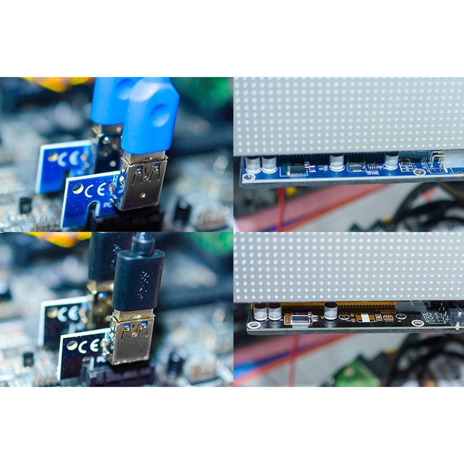E 1x to 16x graphics expansion USB adapter card, 60cm USB 3.0 cable, 4