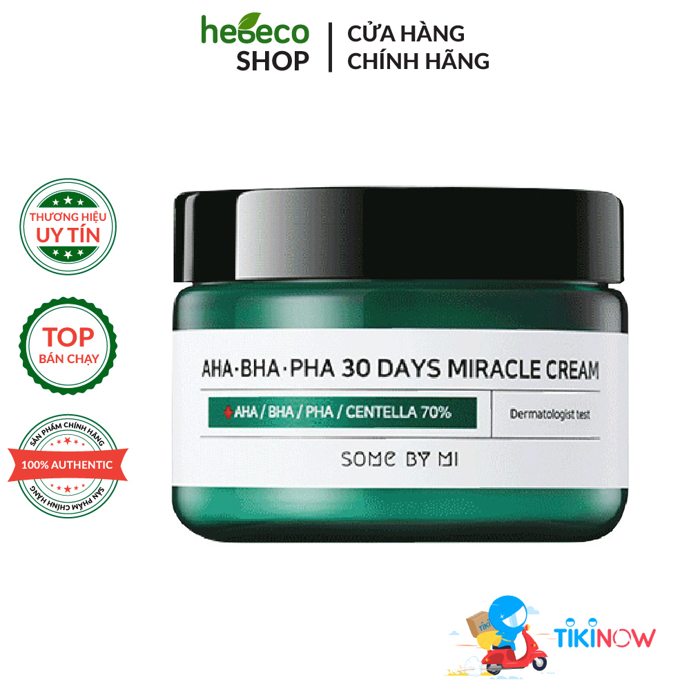 Kem Dưỡng Giảm Mụn Some By Mi AHA-BHA-PHA 30 Days Miracle Cream 50ml