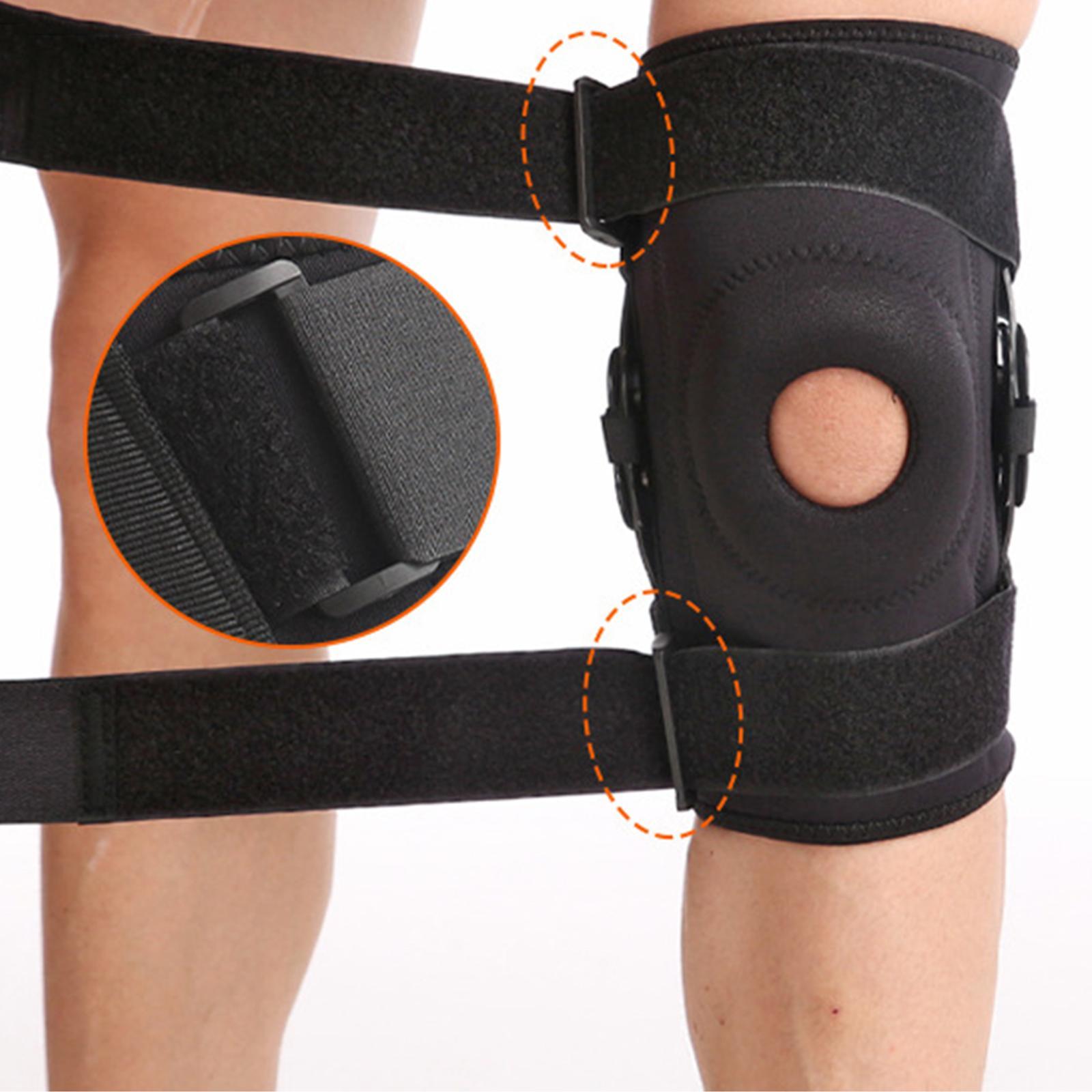 1Pc Support Brace Pads Booster  Squat Kneepad Wrap Black S