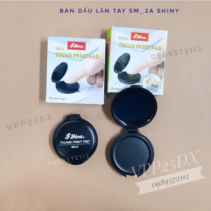 Hộp dấu lăn tay SM-2A shiny.bàn dấu lăn tay không dính