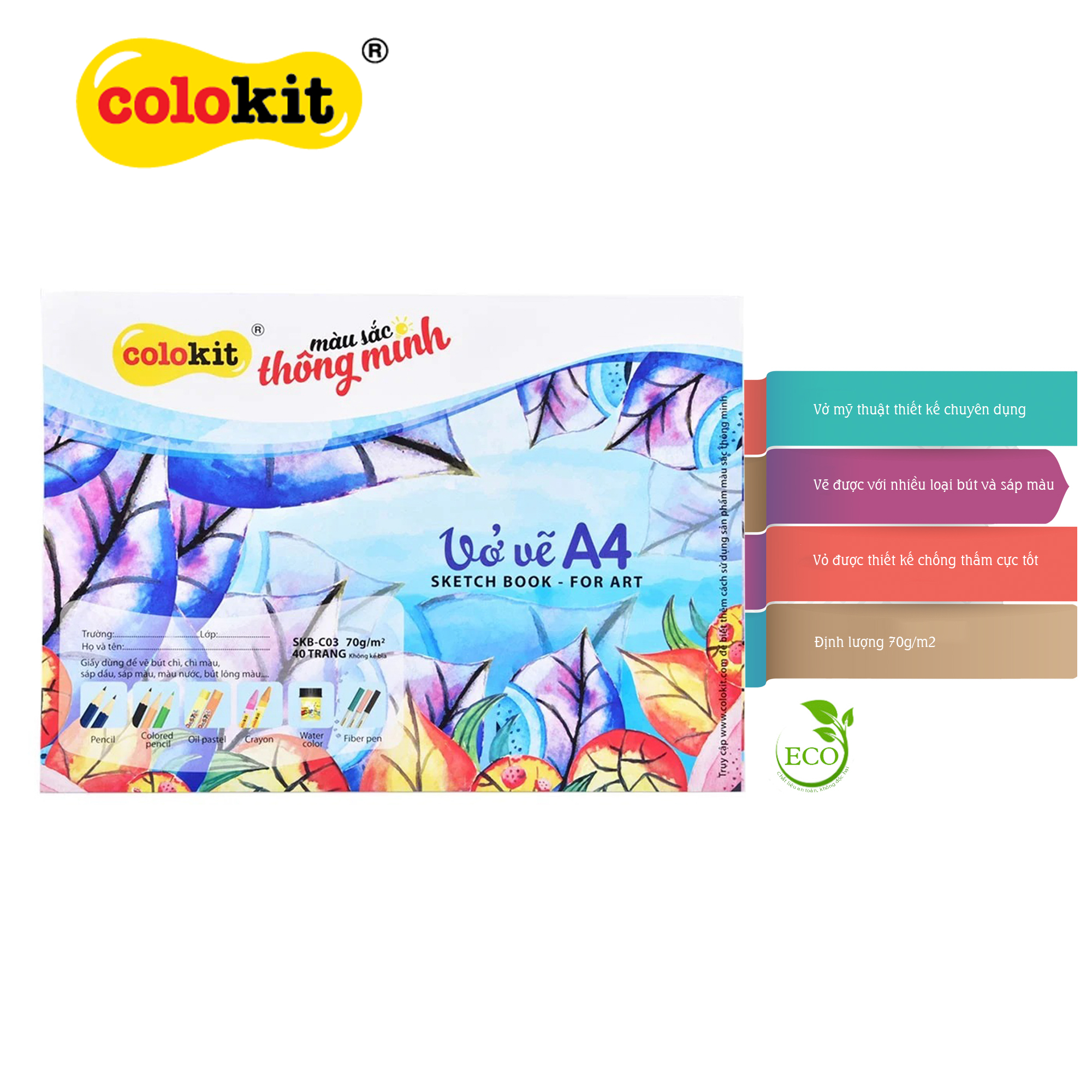 Bộ Fiber Pen Colokit Sáng Tạo 1