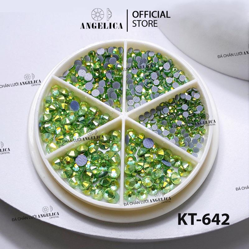 Khay Tròn Đá Chân Lưới Nail 12 Khía Đủ Màu Trang Trí Móng