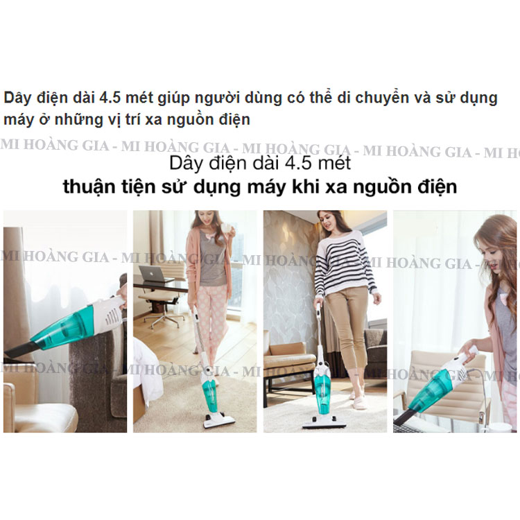 Máy Hút Bụi Mini Cầm Tay DEERMA - Hàng Chính Hãng