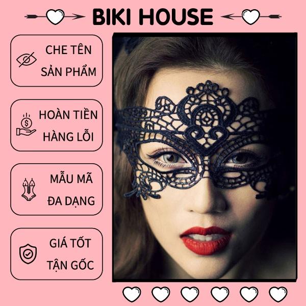 Mặt nạ phối đồ cosplay ren gợi cảm bịt mắt ren sexy vải che mặt quyến rũ BIKI HOUSE T502 - HCM - Giao Hỏa Tốc