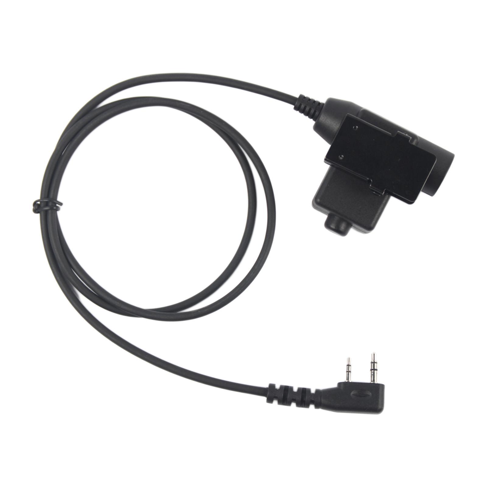 U94 PTT Headset Adapter 2 Pin Headset Adapter Cable for 888S