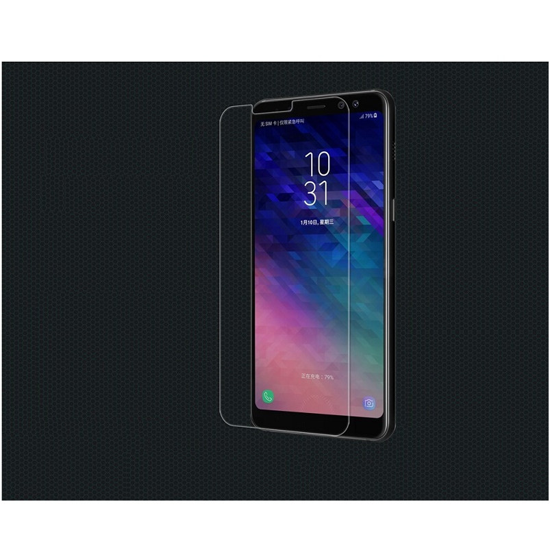 Tấm dán kính cường lực độ cứng 9H dành cho Samsung  A8 Plus  - KCL01