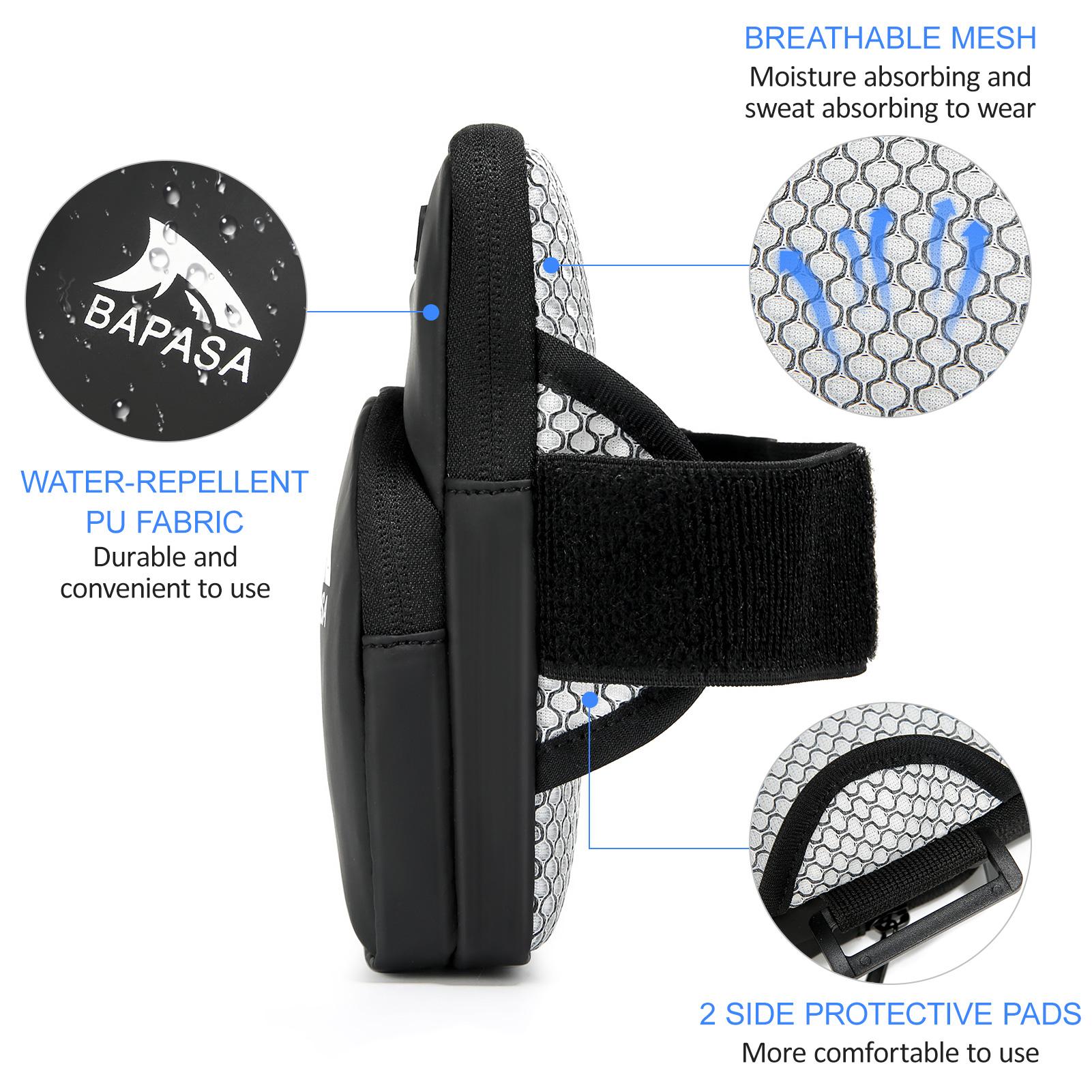 Túi Đựng Điện Thoại Đạp Xe, Chạy Bộ Rộng 6.5 Inch Bapasa Kháng Nước Chống Thấm