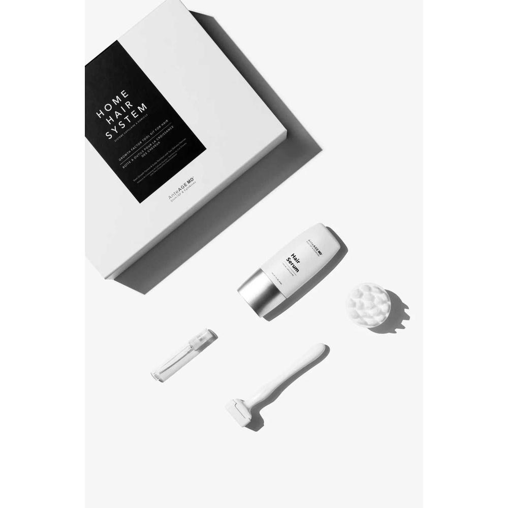 Bộ sản phẩm kích thích mọc tóc AnteAge MD Home Hair System 30ml & cây massage - Hee's Beauty