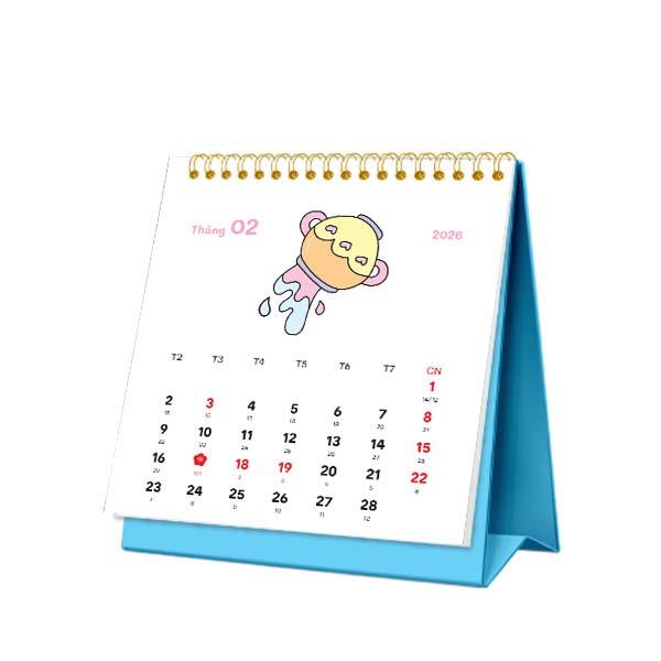 Lịch Bàn Mini - 12 Cung Hoàng Đạo