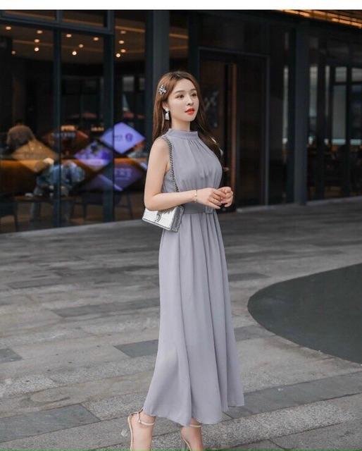 ĐẦM MAXI KÈM NỊT