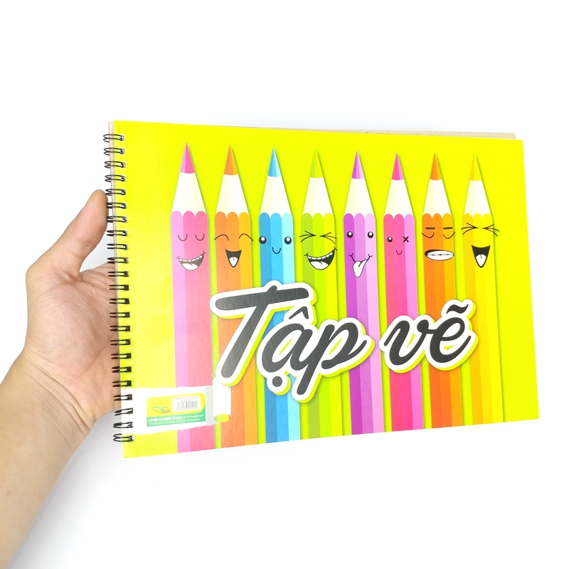 Tập Vẽ Lò Xo A4 - Giấy Vàng