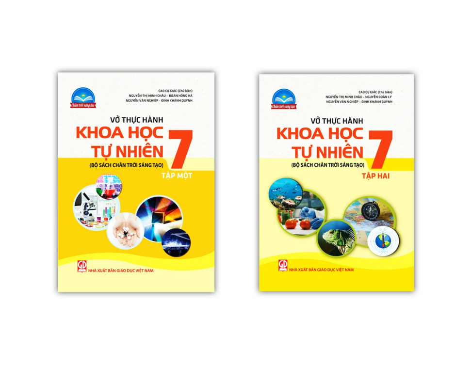 Sách - Combo Vở thực hành Khoa học tự nhiên 7 - Tập 1 + 2
