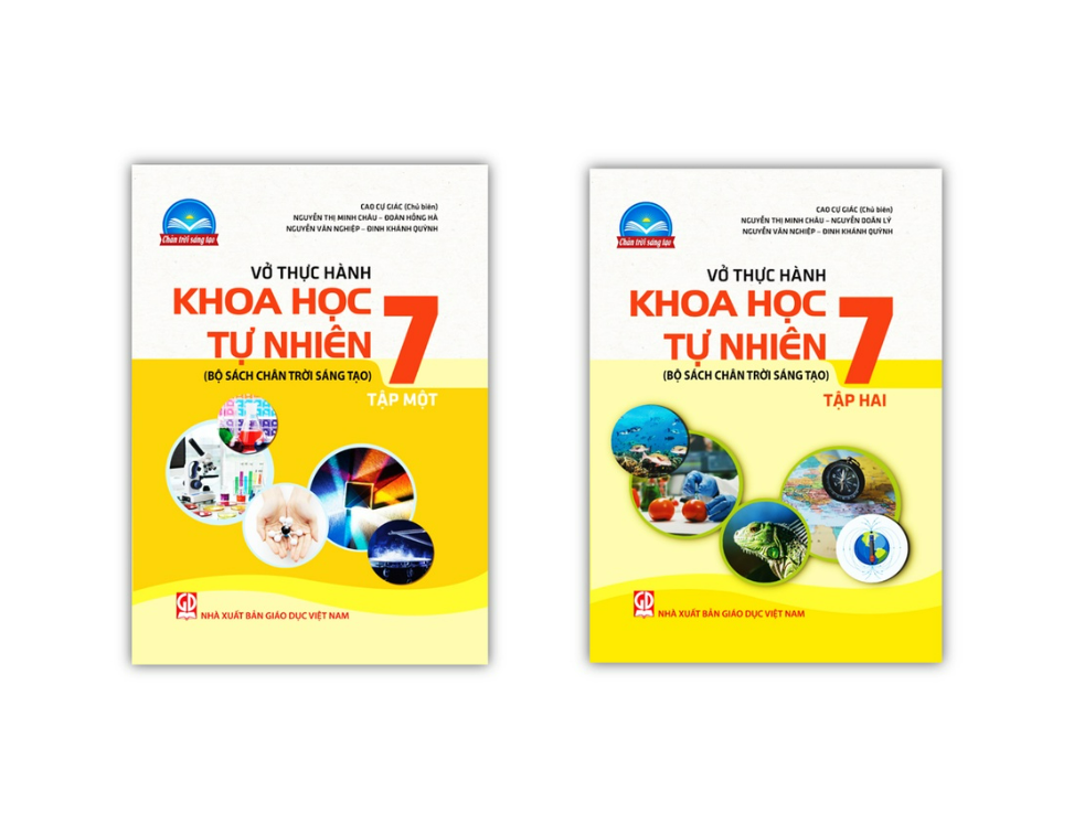 Sách - Combo Vở thực hành Khoa học tự nhiên 7 - Tập 1 + 2 (Bộ sách Chân trời sáng tạo)