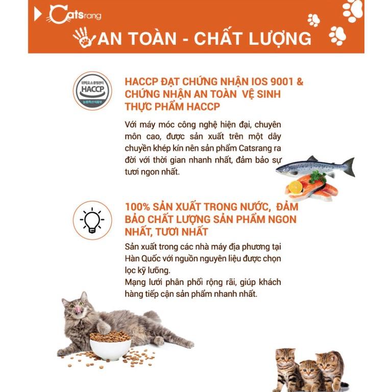 Thức ăn hạt dinh dưỡng CATSRANG cho mèo mọi lứa tuổi