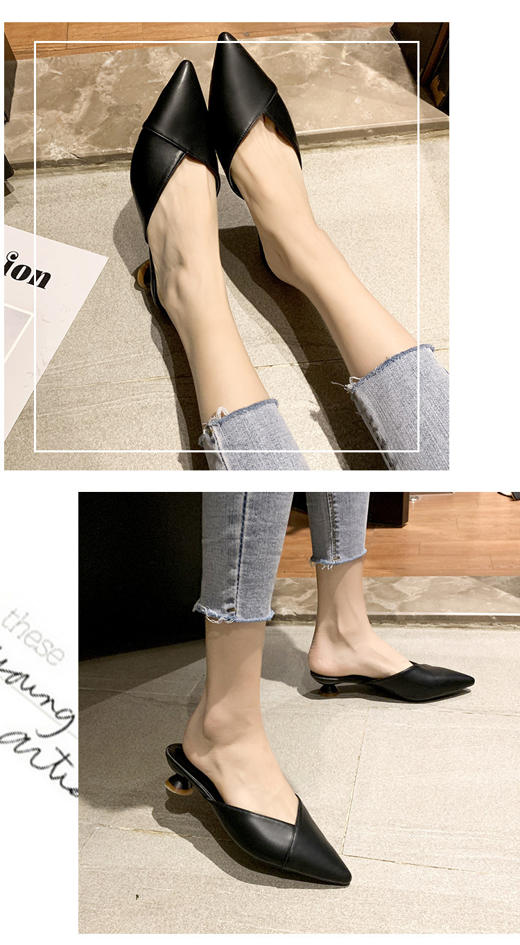 Sục cao gót bít mũi, kiểu dáng tôn chân, sang chảnh ModelM5