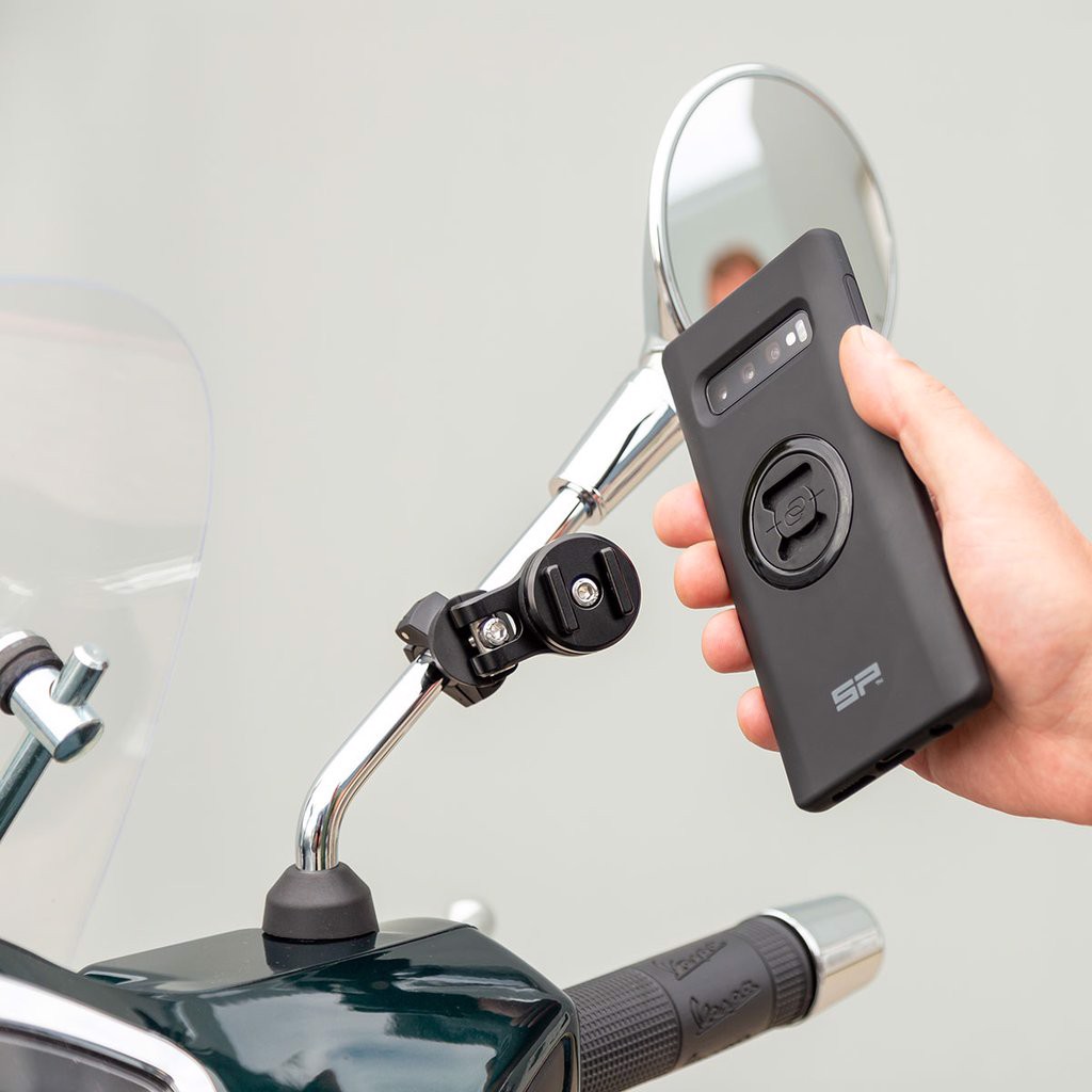 Ngàm Đỡ Điện Thoại Gắn Gương SP Connect Mirror Pro Dành Cho Xe Moto, Xe máy - Cố Định Và Chống Rung - Hàng chính hãng