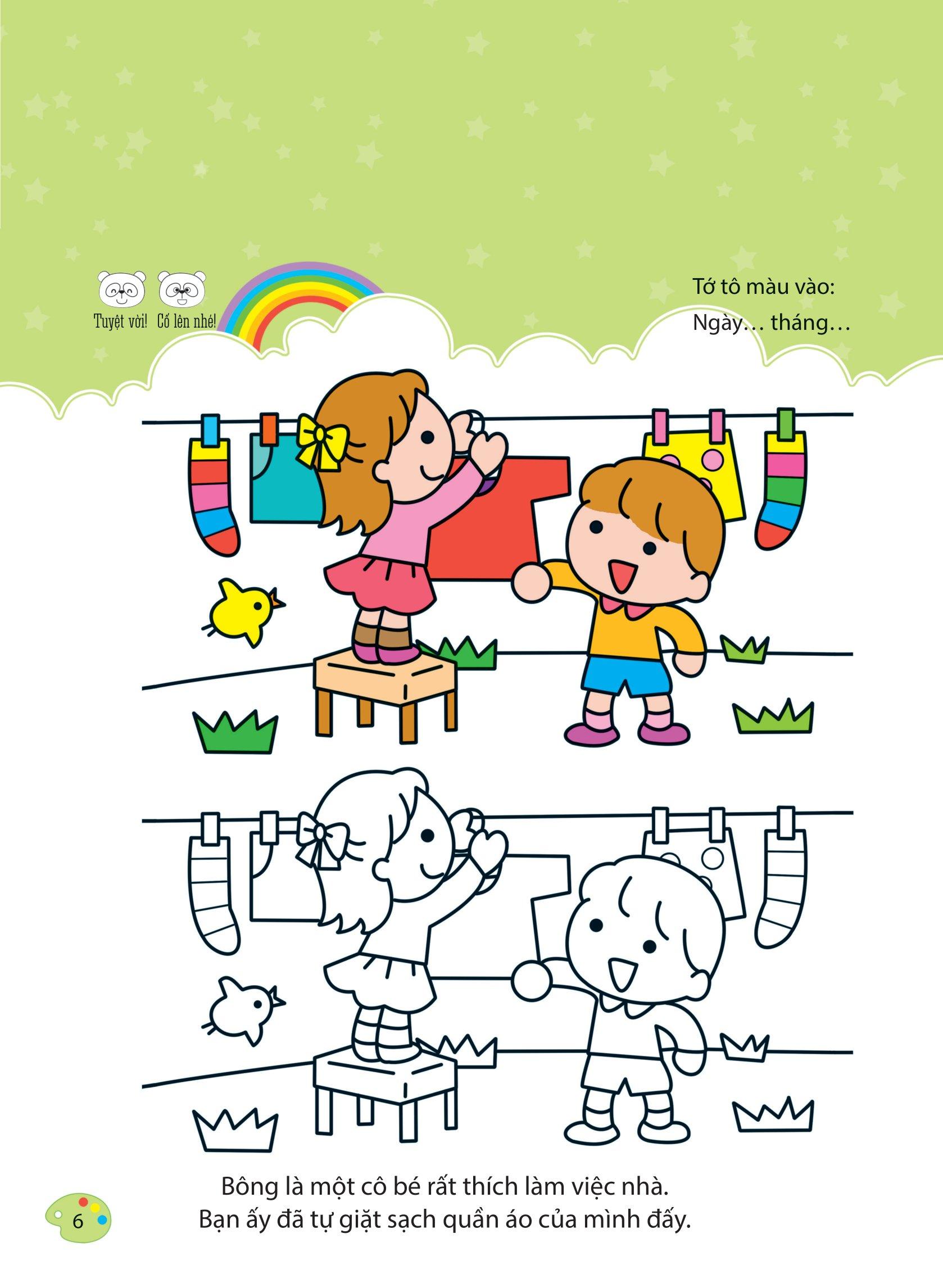Bộ Sách Bé Tập Tô Màu - Từ Cơ Bản Đến Nâng Cao (Bộ 8 Cuốn)