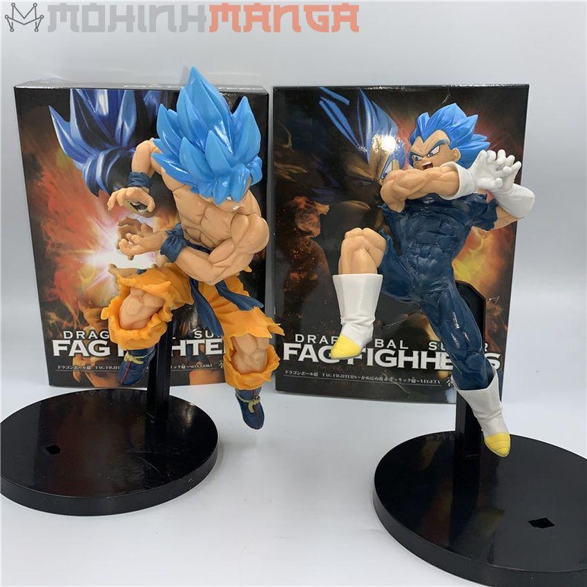 Combo 2 mô hình nhân vật Son Goku và Vegeta Blue Dragon Ball Bảy Viên Ngọc Rồng Songoku Super Saiyan God Siêu Xayda