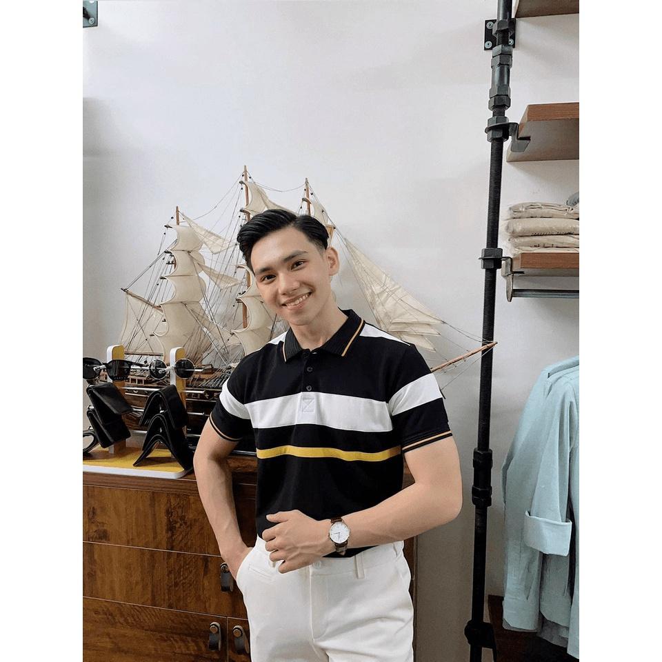 Áo thun nam cá sấu xịn xò cổ trụ siêu đẹp