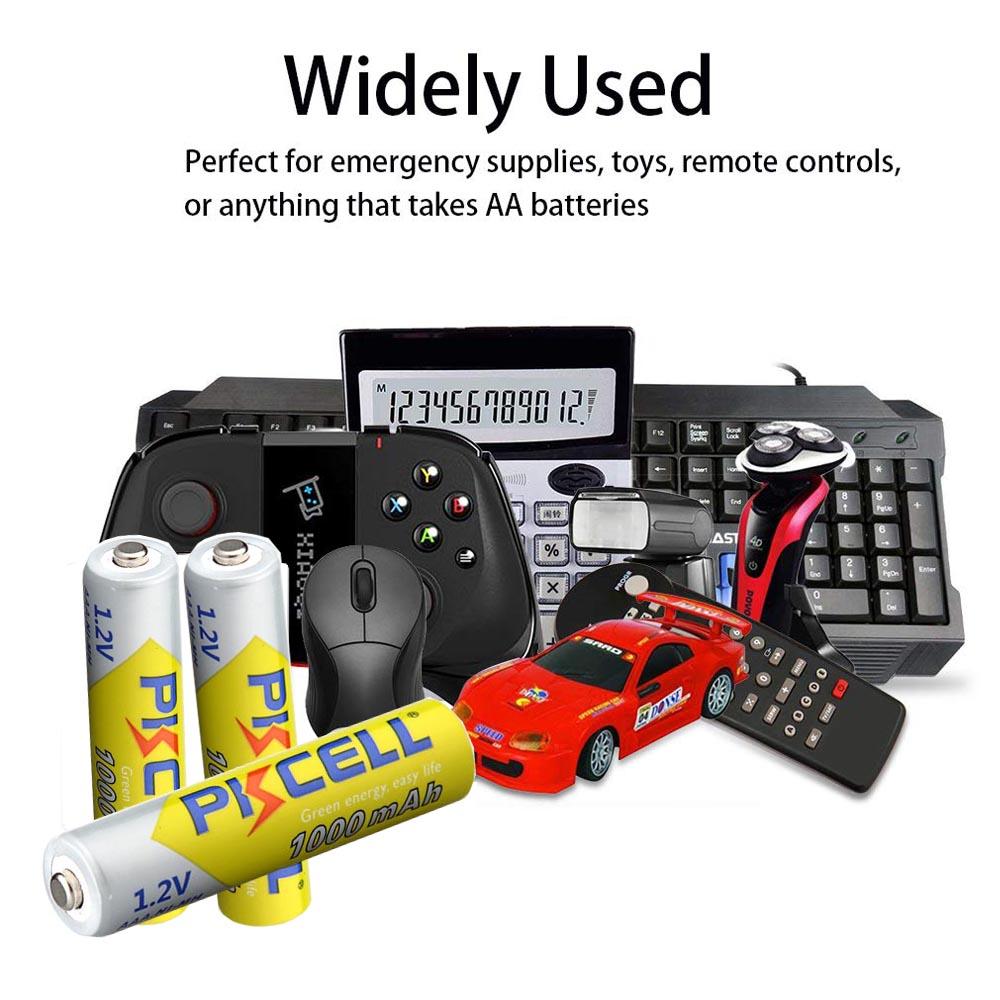 10 CHIẾC PKCELL 1.2 v NI-MH Pin AAA 3A 1000MAH Pin Sạc AAA pin aaa nimh pin chargera cho đèn pin đồ chơi Điện áp danh định: 1.2V