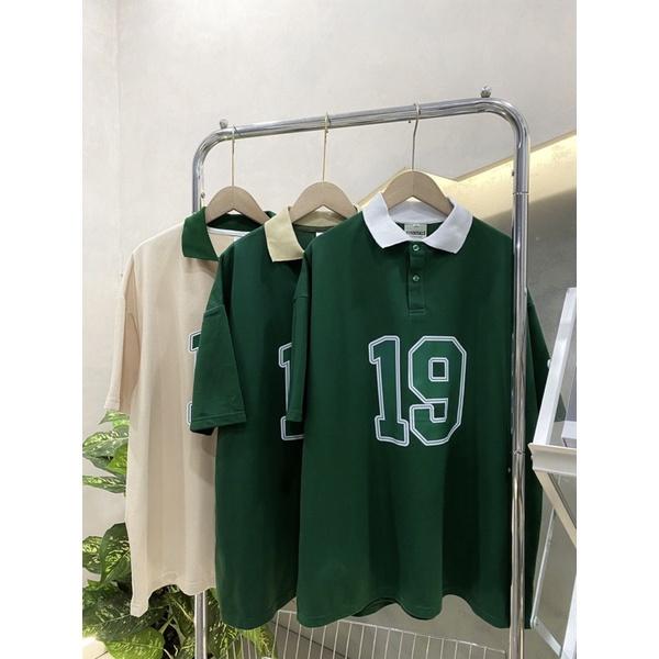 Polo tay ngắn polo nam in nhiệt không bong tróc số 19