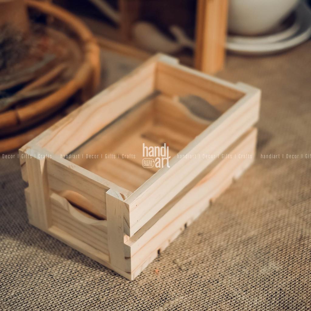 Bộ 3 khay gỗ pallet đa năng - Két gỗ pallet