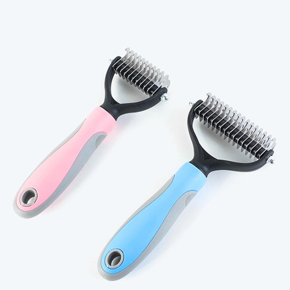 Lược Gỡ Rối Lông Cao Cấp 2 Mặt Cho Thú Cưng Chó Mèo