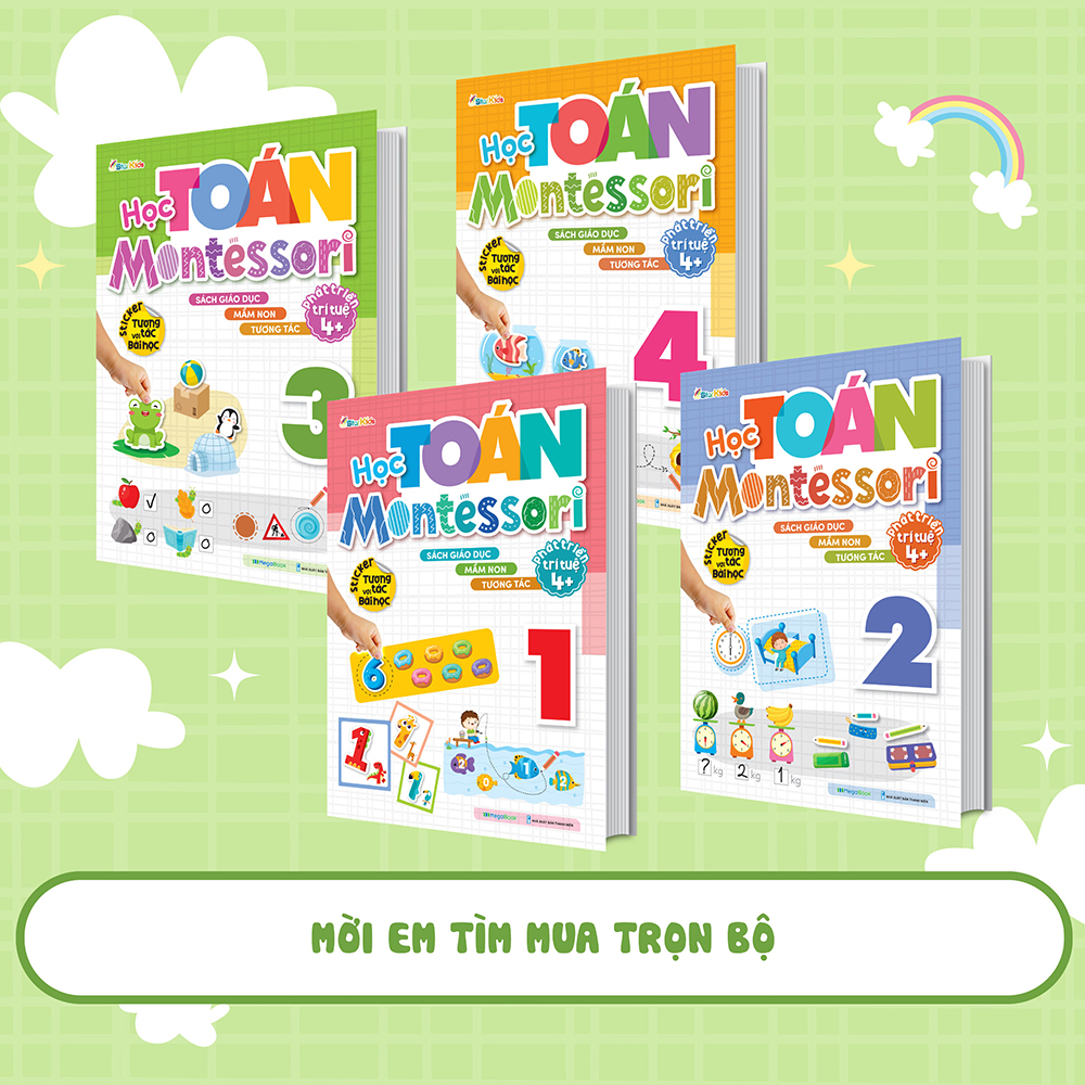 Học Toán Montessori 3 ( Phát triển trí tuệ 4+)