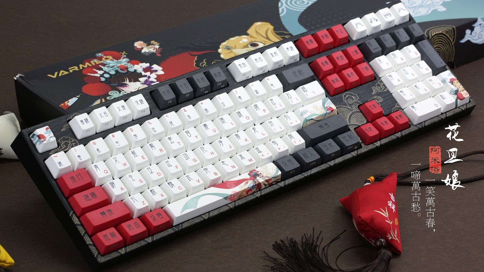 Bàn phím cơ Varmilo VA108M Beijing Opera Cherry Switch - Hàng Chính Hãng