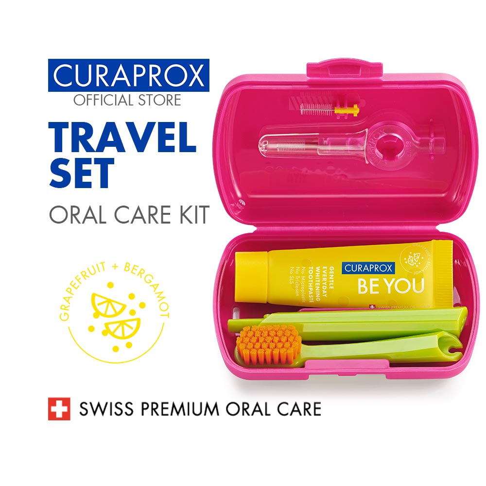 Bộ chăm sóc răng miệng du lịch Curaprox Travel Set