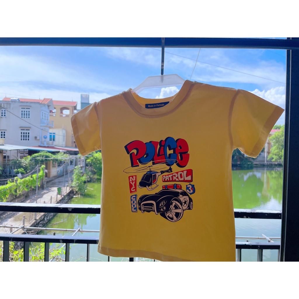 Áo thun trẻ em nam cotton 100% các màu : Mã 046