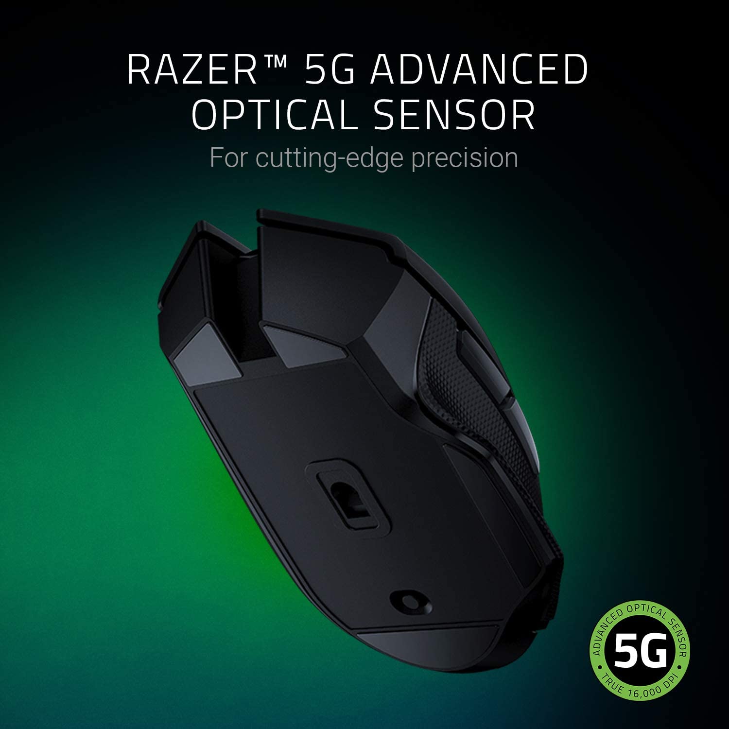 Chuột Razer Basilisk X HyperSpeed-Wireless Ergonomic_Mới, hàng chính hãng