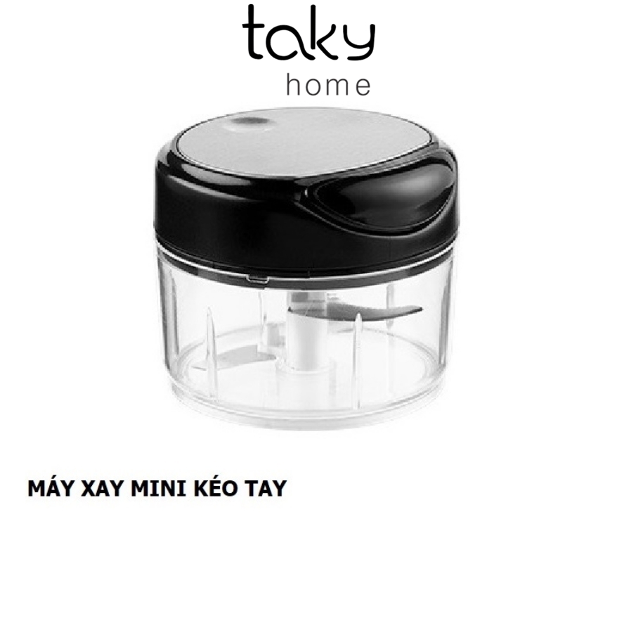 Máy Xay Mini Đa Năng Kéo Cầm Tay, Xay Hành Tỏi, Rau Củ, Thịt, Đồ Ăn Dặm Cho Bé, Tiện Dụng Trong Gia Đình. Takyhome 5205 - Hàng Nhập Khẩu