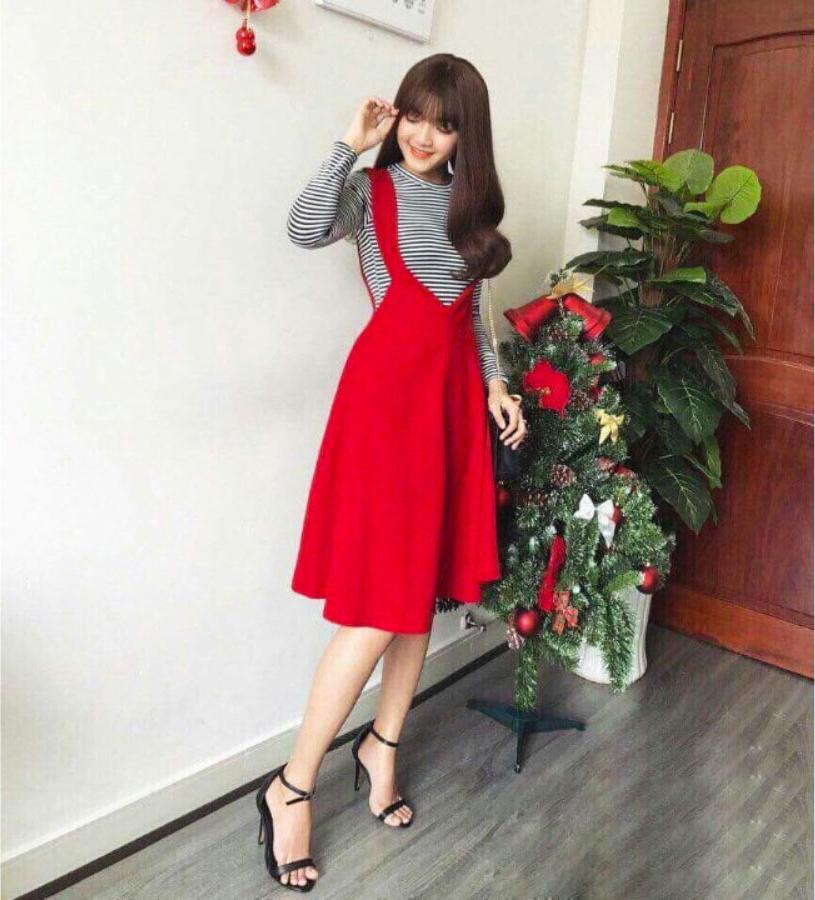 Set yếm kèm áo thun có thể mặc 2 kiểu