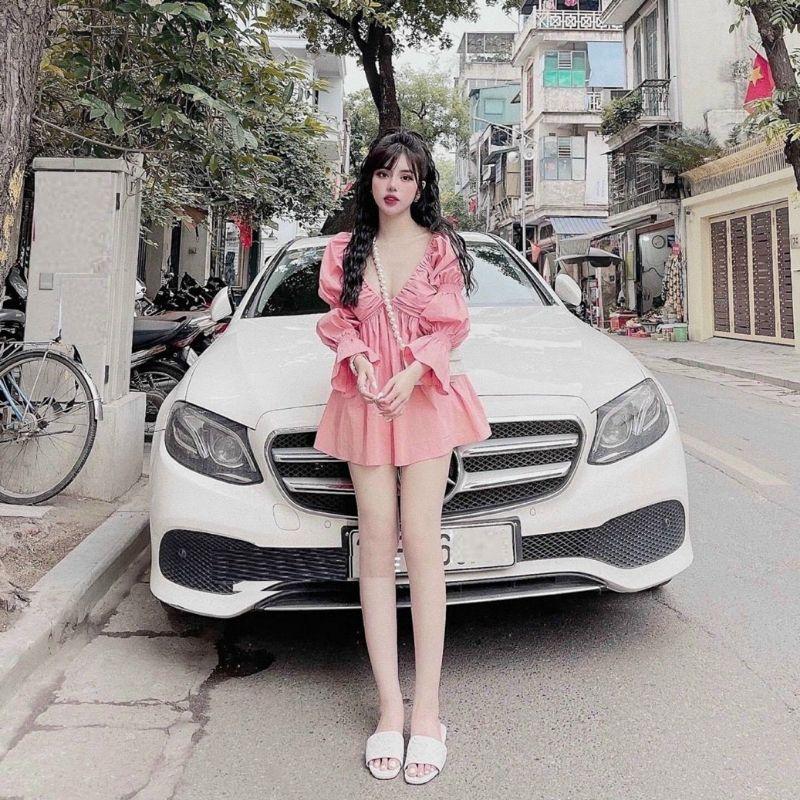 ĐẦM TAY BO CỔ V BABY DOLL