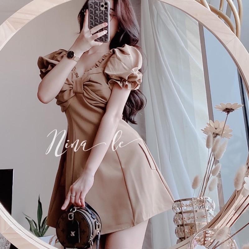 ĐẦM XOÈ NƠ NGỰC TAY PHỒNG NHÚN