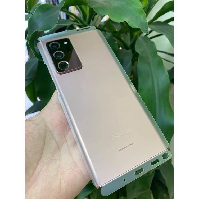 Dán dẻo PPF nhám Full viền dành cho SAMSUNG NOTE 20 ULTRA / NOTE 20 / NOTE 10 / NOTE 10+ Bảo vệ máy toàn diện..