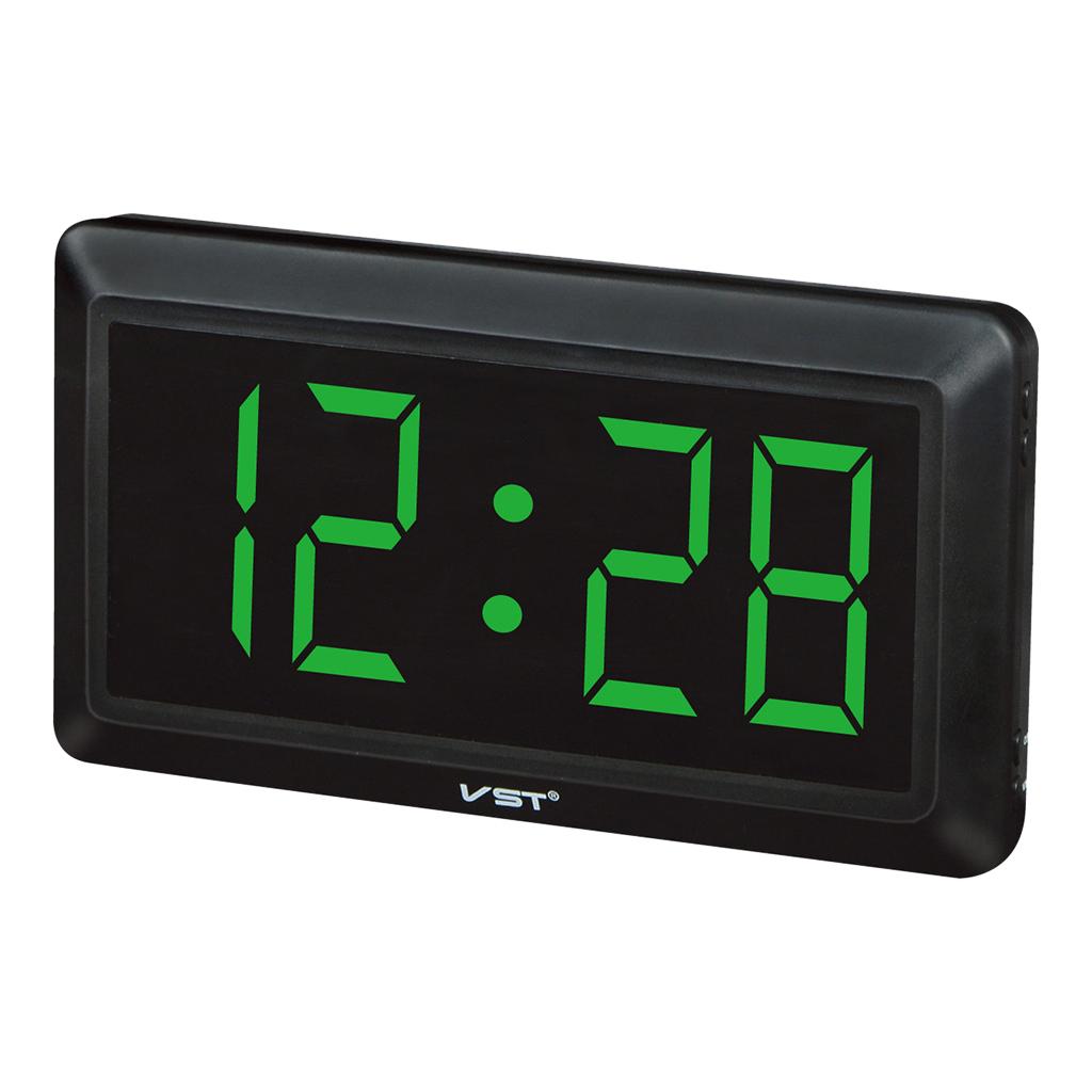 4'' Large LED Display Double Use Electronic Digital Time Desk Clock Wall Clocks 24 Hour Display